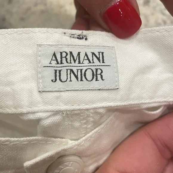 Armani junior linen boy shorts. Size 9